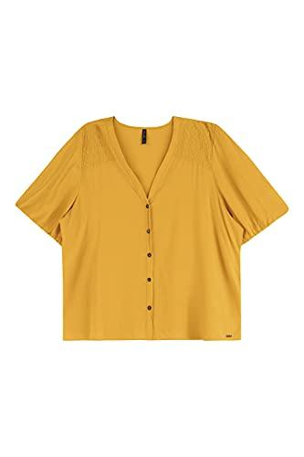 Camisa em New Granada, Feminino, Plus Size, Maelle