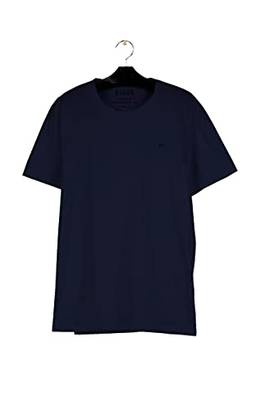 T-Shirt, Cotton Fine E Asa Classic Mc, Ellus, Masculino, Dark Navy, P