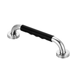 KKcare 19,6 polegadas antiderrapante barra de apoio para chuveiro em aço inoxidável barra de apoio para banheiro com silicone, suporte para montagem em parede de segurança para trilho de mão para deficientes físicos idosos