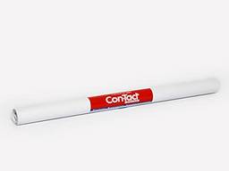 Papel Con-Tact rolo de 45 cm x 02m LINHA CORES FOSCA Branco, 6540C2.