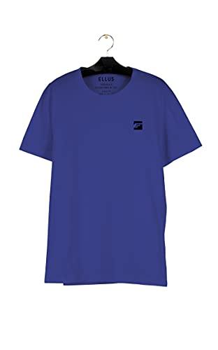 T-Shirt, Co Fine Easa Square Classic Mc, Ellus, Masculino, Azul Bic, G