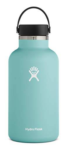 Hydro Flask Garrafa de tampa flexível de boca larga - Garrafa de água reutilizável de aço inoxidável - Isolamento a vácuo, lavável na lava-louças, livre de BPA, não tóxico