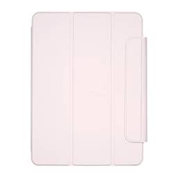 Tomshin Capa protetora magnética resistente a manchas/acordar Auto Sleep/Wake Fecho magnético para caneta compatível com iPad Pro 12.9 (2018/2020/2021), rosa