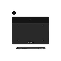 XP-PEN Mesa Digitalizadora Deco Fun XS 15 x 10 cm, Tablet para Desenho Digital Jogo OSU! Ensino Online - para Mac, Windows, Chromebook, Linux, Sistema Operacional (Preto)