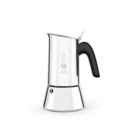 Bialetti Máquina de espresso Venus de aço inoxidável com capacidade para indução de 6 xícaras, prata