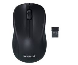 Mouse Intelbras MSI55 Sem Fio Preto