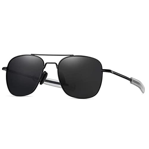 Óculos de sol ultraleve ciclismo ciclismo pesca óculos de sol polarizados para homens proteção UV (Preto)