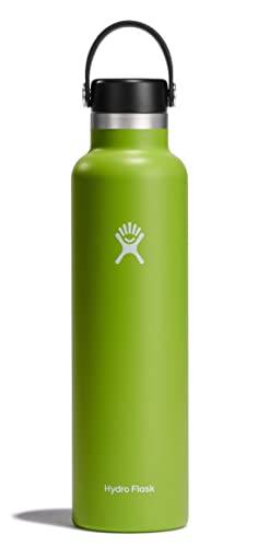 Hydro Flask Garrafa de água reutilizável de aço inoxidável boca padrão de 680 g com tampa flexível erva marinha - isolada a vácuo, segura para lava-louças, livre de BPA, não tóxico, S24SX321