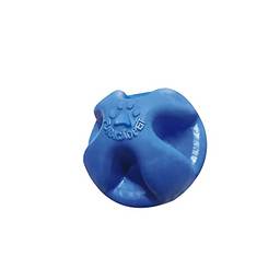 Brinquedo Bola Maciça Super Ball 60mm Azul, Furacão Pet