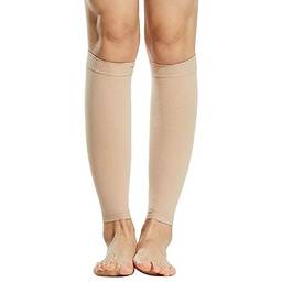 Ajcoflt 1 par de meias de compressão masculinas e femininas 20-30mmHg meias de compressão para inchaço de varizes