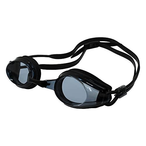 Óculos de Natação Marlin PRO Muvin – Antiembaçante – Proteção UV – Lentes Espelhadas – Tiras Duplas Ajustáveis – Acompanha Três Tamanhos de Narizeiras e Par de Protetores de Ouvido – Treino Competição