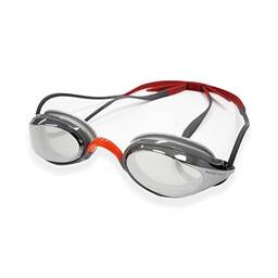 Hammerhead Aquatech Mirror , Óculos de Natação, Unissex Adulto, Prata Espelh/Cinza-Vermelho, Único