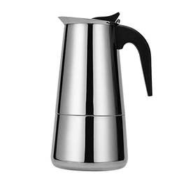 calau Fogão Com Leite,Cafeteira cafeteira de aço inoxidável portátil elétrico mocha latte fogão espresso filtro pote europeu copo de café