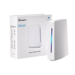 SONOFF iHost Smart Home Hub, Gateway de Controle Central 4G, Servidor Local Privado para Automação Residencial Segura, Compatibilidade com LAN e Zigbee, Armazenamento Local de Dados e API Aberta para Personalização (RV1126 DDR4 4GB)