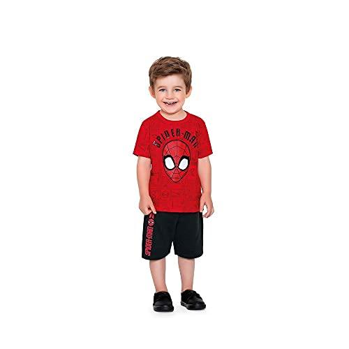 Camiseta Spider-Man, Meninos, Fakini, Vermelho, 3
