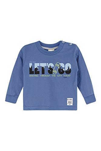 Camiseta Malha Penteada, Colorittá, Meninos, Azul, GB