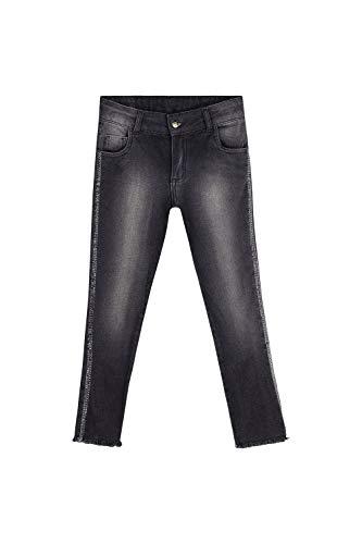 Jeans Calca em jeans, Colorittá, Meninas, Preto, 10