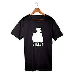 Camiseta Unissex Serie Peaky Blinders Shelby Netflix 100% Algodão (Preto, G)
