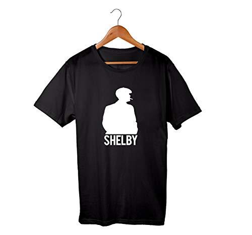 Camiseta Unissex Serie Peaky Blinders Shelby Netflix 100% Algodão (Preto, P)