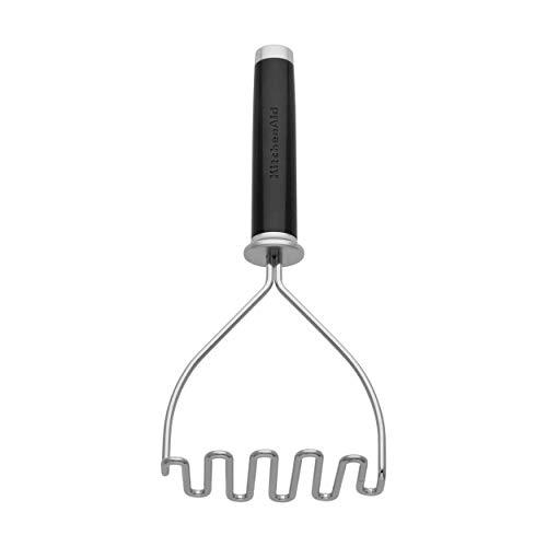 KitchenAid Espremedor de arame de aço inoxidável Gourmet, 26 cm, preto