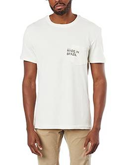Camiseta,Pocket Made In Brazil,Osklen,masculino,Off White,M