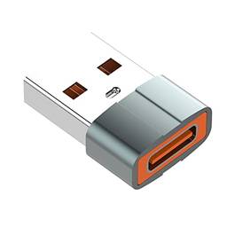 Tomshin LC150 USB C Fêmea para Adaptador USB Macho Transmissão Rápida Cabo de Carregador Tipo A Adaptador de Energia USB para Tipo C Adaptador de Conector de Carregador