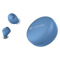 Fone Bluetooth Carregamento sem Fio Motorola Moto Buds 250 - Azul