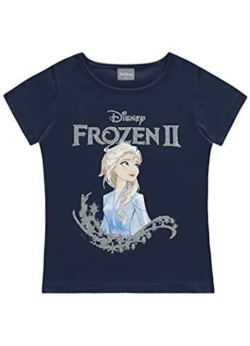 Blusa Frozen, Meninas, Fakini, 4, Azul, Shirt2436