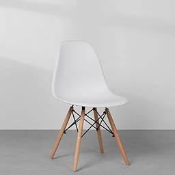 Cadeira De Janar Wood Branca Pp Or Design 1102b