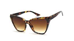 Óculos De Sol Feminino Gatinho Olho De Gato Grande Com Proteção Uv 400 Om-5011 Cor: Tartaruga