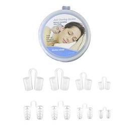 Conjunto de dilatadores nasais anti-ronco 8PCS, Dispositivos de solução anti-ronco para parar de roncar, para facilitar o Sono e a respiração noturna para homens e mulheres Sunbaca