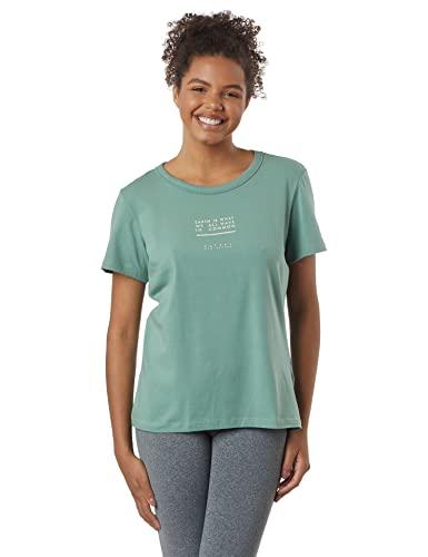 Camiseta com Estampa, Colcci Fitness, feminino, Verde Frosty, M