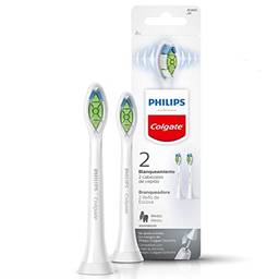 Refil para Escova de dente Elétrica Philips Colgate Branqueadora 2 unid, Branco