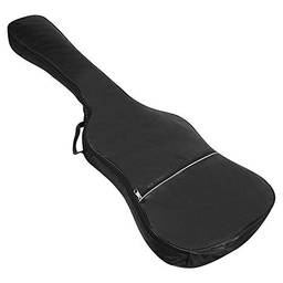 Bass Bag, Miaoqian Saco de guitarra baixo elétrico com mochila de 20 mm acolchoada para baixo elétrico e guitarra preta