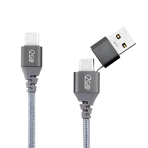 CABO C P/C 2M COM ADAPTADOR USB NYLON