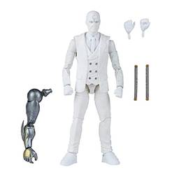 Boneco Marvel Legends Series Build-a-Figure Disney Plus, Figura de 15 cm - Mr. Knight - F3859 - Hasbro, Branco e cinza