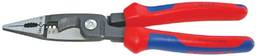 Alicates para instalação elétrica Knipex Tools com alça confortável, vermelho e azul