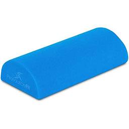 ProsourceFit Rolos Flex Foam meio redondos de 30,5 cm para massagem muscular, fisioterapia, estabilização de exercícios de core e equilíbrio, pilates, azul