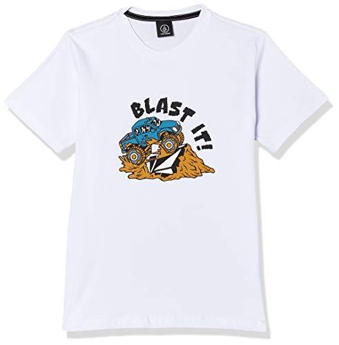 Camiseta Básica Cam Silk Mc Blasit Juv, Volcom, Branco, P, Masculino