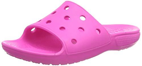 Sandália Classic Crocs Slide K Clog, Crocs, Infantil Unissex, Electric Pink, 30