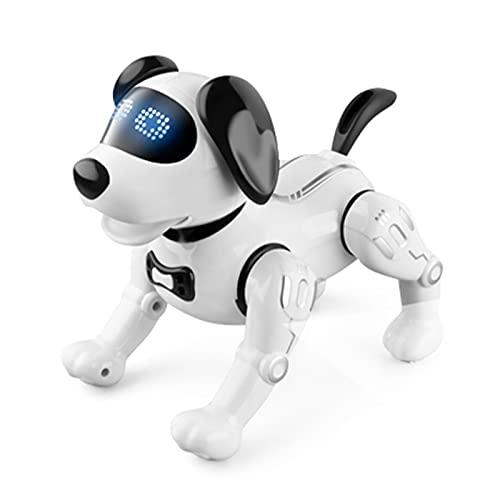 Cão robô,HUIOP R19 Controle Remoto Robô Robô Cachorro Brinquedo Eletrônico Animais de Estimação Robô Robótico Robótico Stunt Filhote