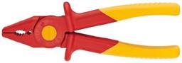 Knipex Tools 98 62 01 Alicate de plástico para nariz Snipe 1000 V isolado, vermelho/amarelo