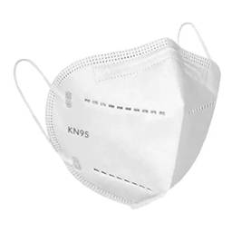 Máscara Descartável Proteção Kn95 5 Camadas com Elástico Branca-SOS Mascaras - FBA (100)