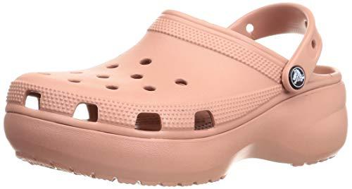 Sandália Classic Platform Clog, Crocs, Adulto-Unissex, Pale Blush, 39