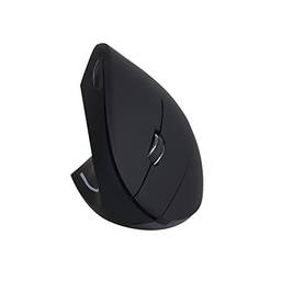 Docooler 2.4G Sem Fio Vertical Mouse Mouse de Mão Esquerda USB Ergonômico Óptico Canhoto de Alta Precisão Ajustável 800/1200/1600 DPI 5 Botões para Mac Laptop PC