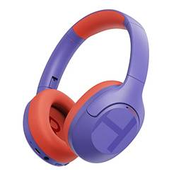 Haylou Fones de ouvido sem fio com cancelamento de ruído, S35 ANC Headphone, BLUETOOTH 5.2, Roxo-alaranjado