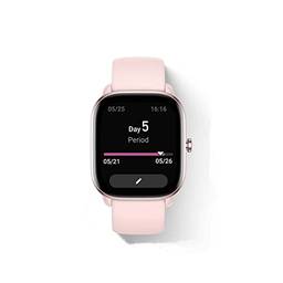 Amazfit GTS 4 MINI Smartwatch 120+ Modos Esportivos 1.65" HD AMOLED Mostrador Inteligente para Android Para iOS (Pink)
