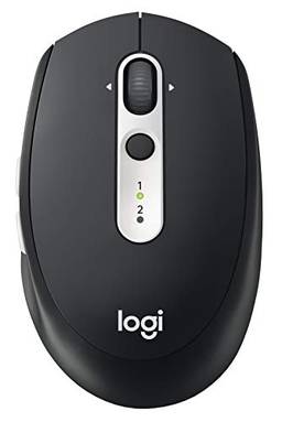 Mouse sem fio Logitech M585 com Conexão USB Unifying ou Bluetooth com Easy-Switch para até 2 dispositivos e Pilha Inclusa