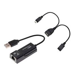 Homyl Conector Ethernet LAN E Adaptador USB 2.0 Para Fire Stick 2 E Fire TV 3