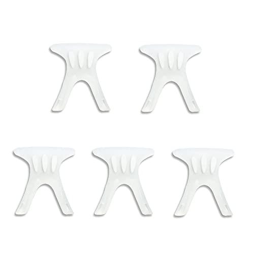 5 Pcs Silicon Saddle Bridge Nose Pads For Sports Goggles Soft Anti-Slip Replacement Protection Glasses Noses